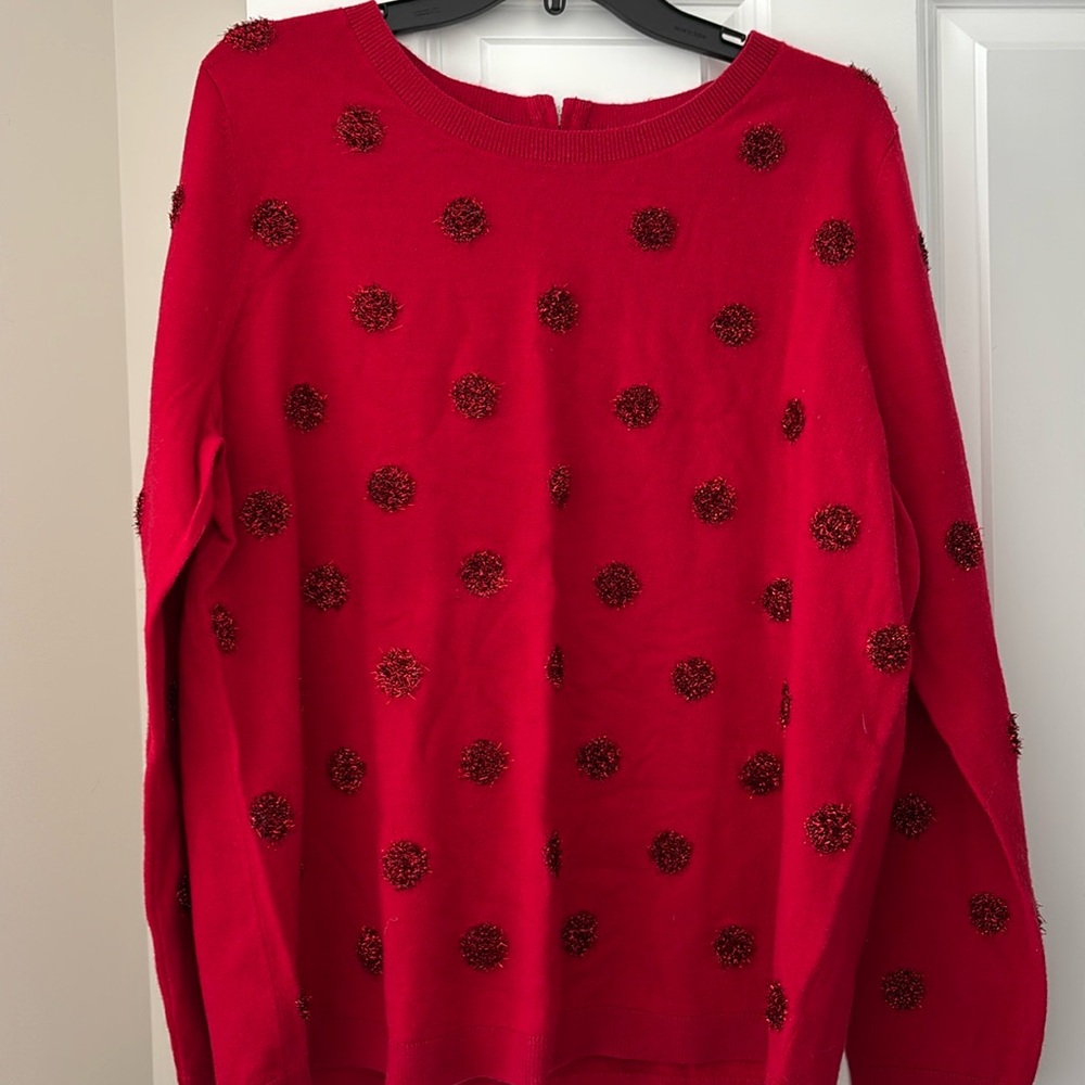 Red sweater 2x
